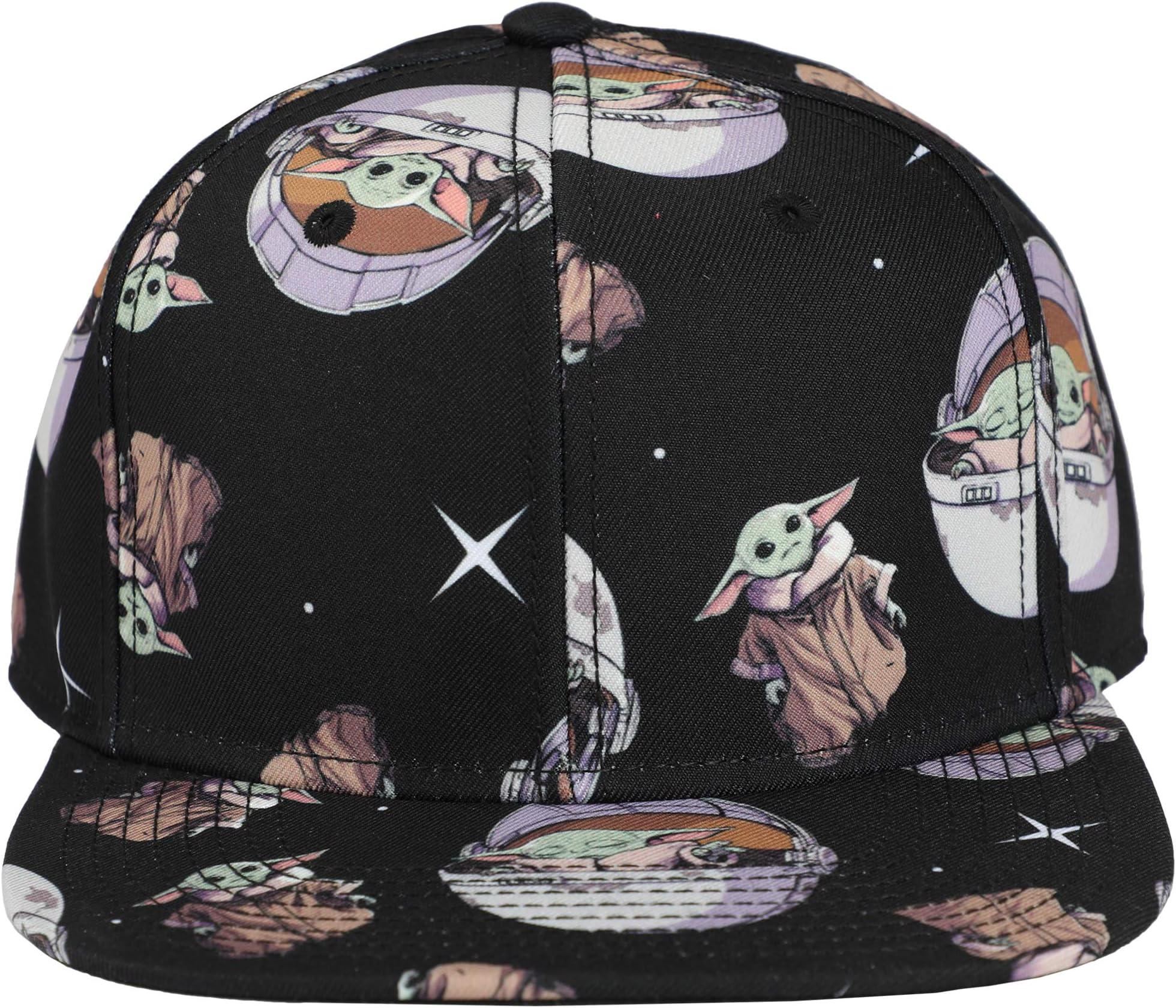 BioworldStar Wars Grogu All Over Print Snapback Hat
