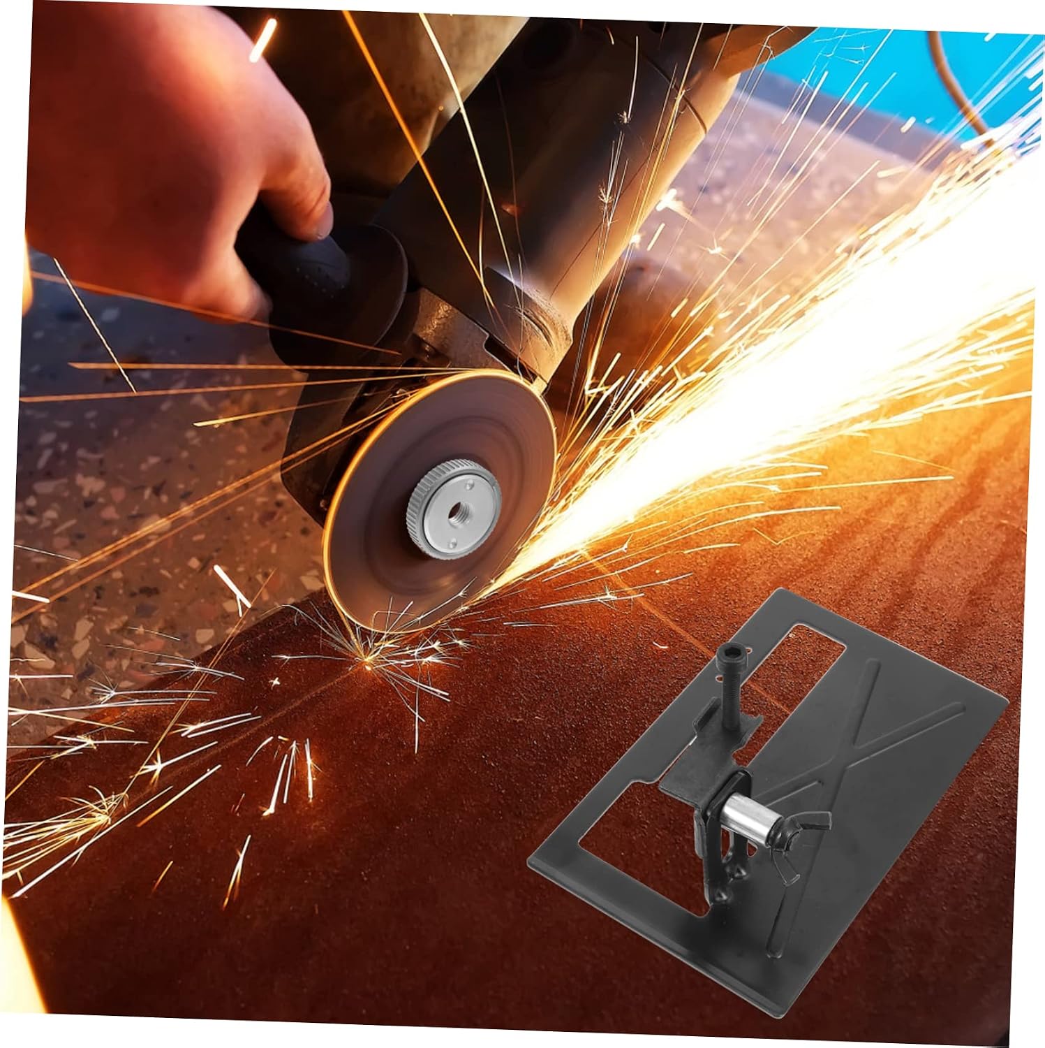 Angle Grinding Machine Bracket Holder Bracket Angle Support Iron Material Construction