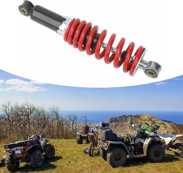 Motorcycle Shock Absorber 260mm,Shocks Absorption Maintenance Shock Damper for Front Rear Suspension ATV Beach Buggies, Spring Dia 10mm