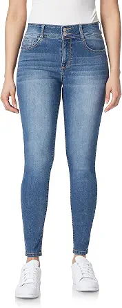 WallFlower Women's Luscious Curvy Flirty Skinny Jeans, Sizes 0-24