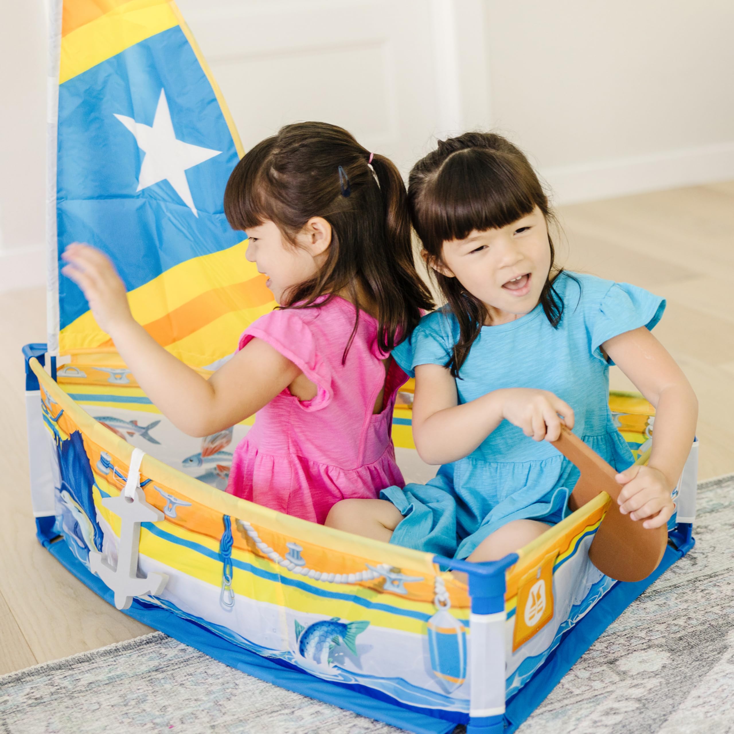 Melissa & Doug Let's Explore Sailboat Play Set - Image 2