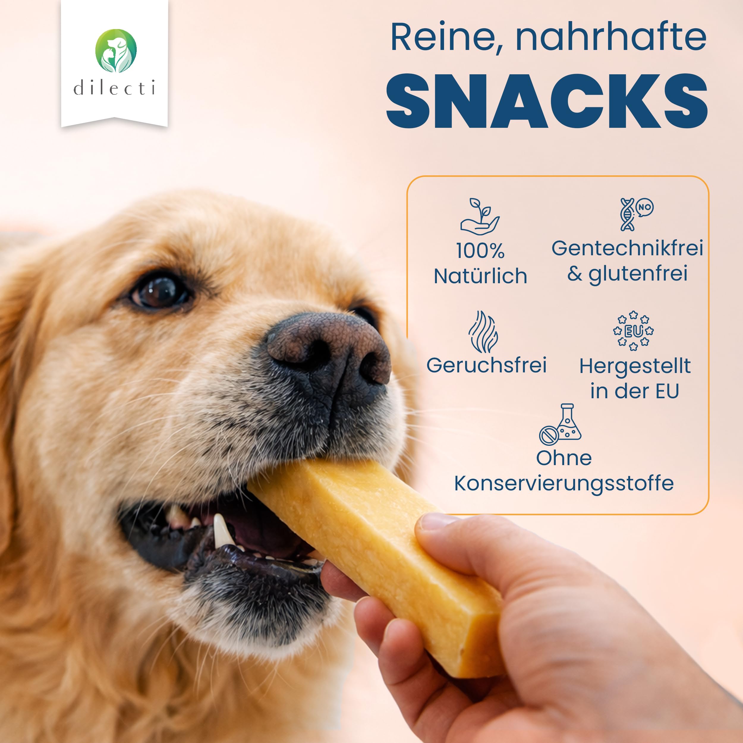 Kaukäse für Hunde - Natürliche Käsestangen aus 100% Hartkäse, Langanhaltender Kausnack & Käse-Kauknochen, Getreidefrei mit Zahnpflege, nach Himalaya-Rezept (Größe XXL, 3er-Pack)
