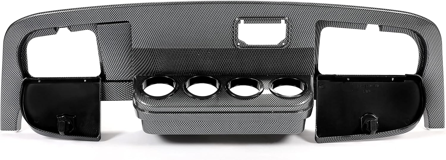HECASA Golf Cart Dash Compatible with 1994-2013 EZGO Medalist/TXT Carbon Fiber Style
