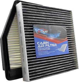 Bi-Trust Engine Cabin Air Filter Kit, Replace Fram CA11113,CF10134,Compatible with Acura Ilx 2013-2015 L4 2.0L Honda Civic 2012-2015 L4 1.8L