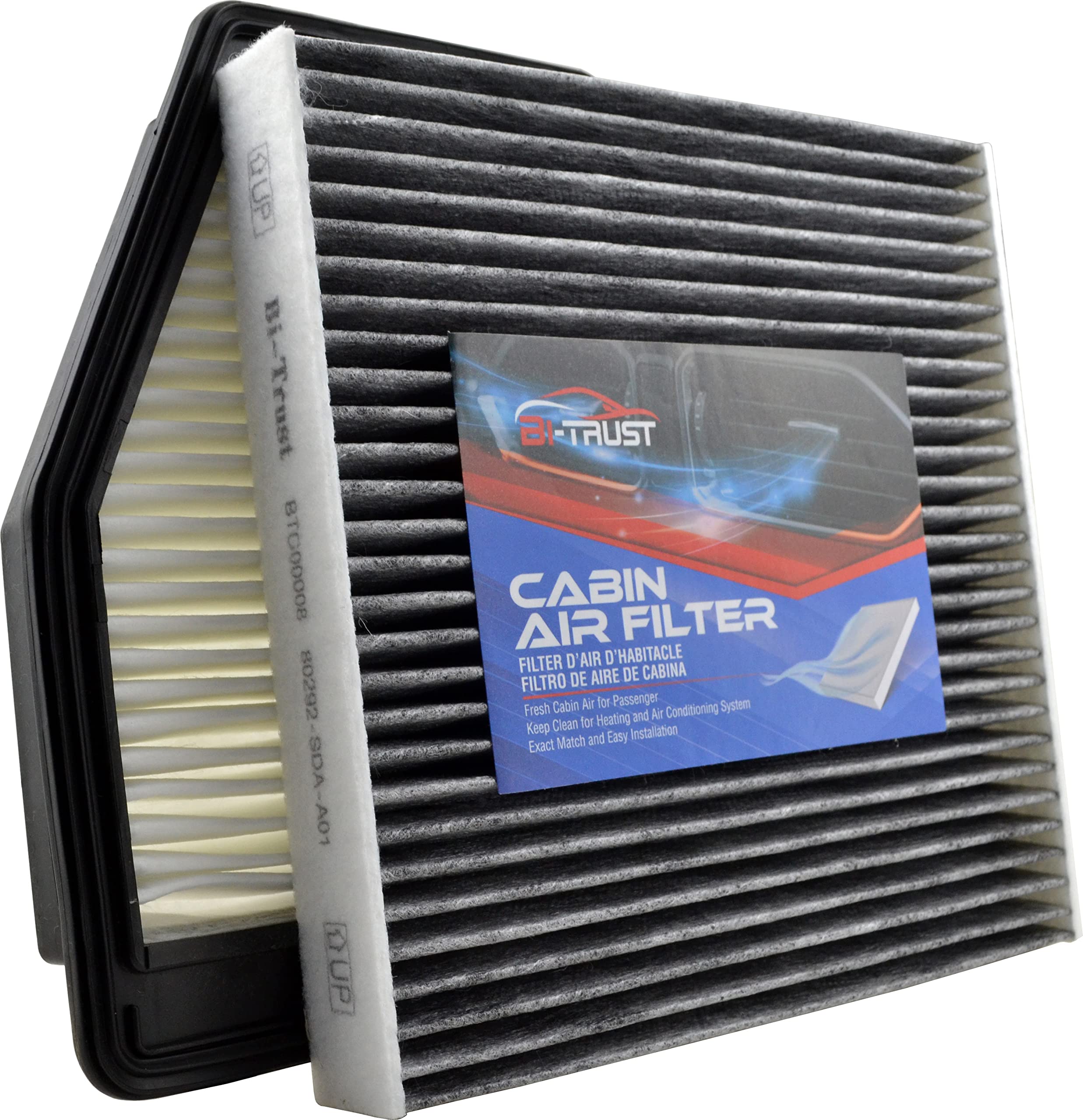 Engine Cabin Air Filter Kit, Replace Fram CA11113,CF10134,Compatible with Acura Ilx 2013-2015 L4 2.0L Honda Civic 2012-2015 L4 1.8L