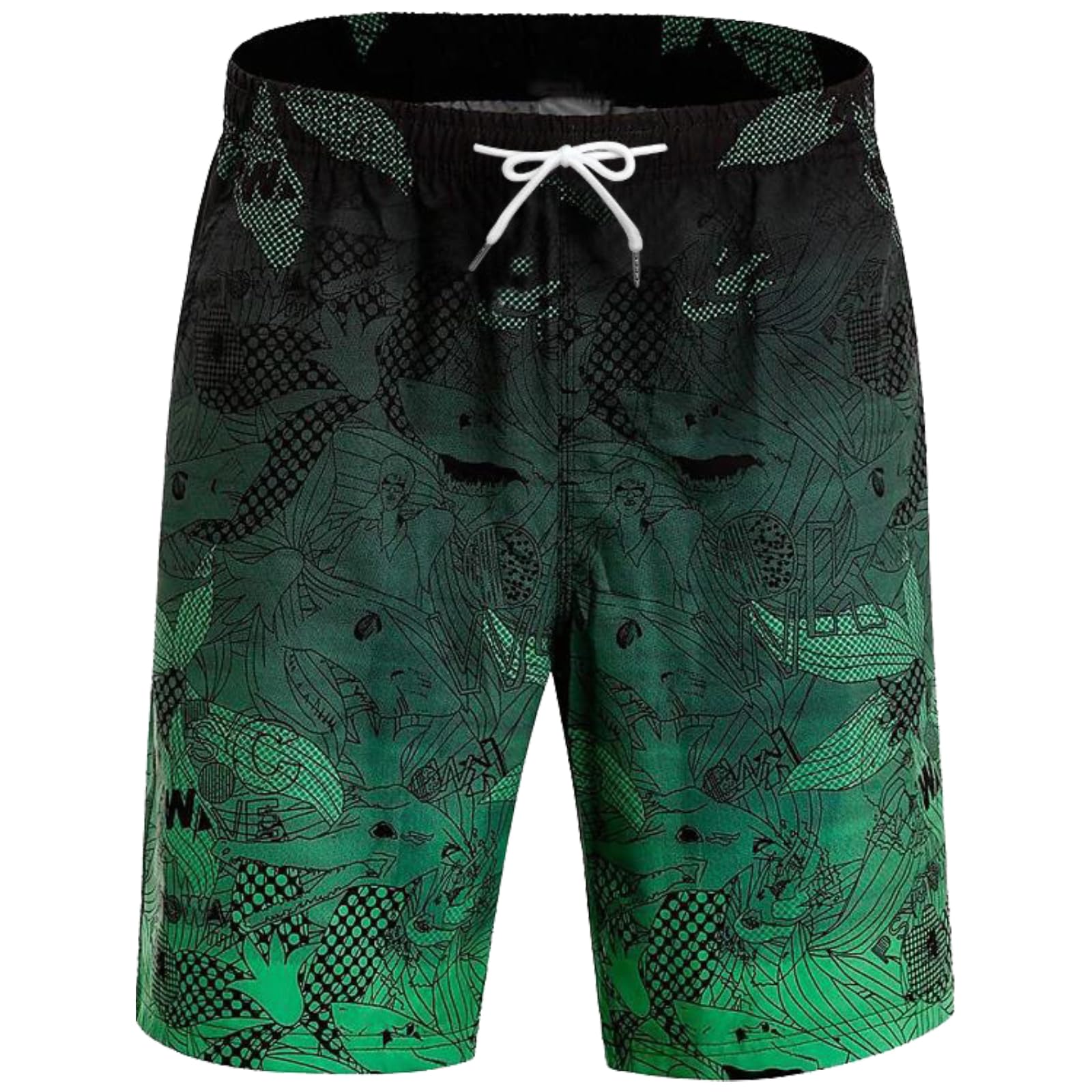 BDSHUNBF Bañador Natacion Hombre Bañador Hombre, Traje de Baño Hombre Shorts de Secado, Shorts de Baño para Natación, Bañador Secado Rápido Hawaianos, para Floral Corto Vacaciones Piscina