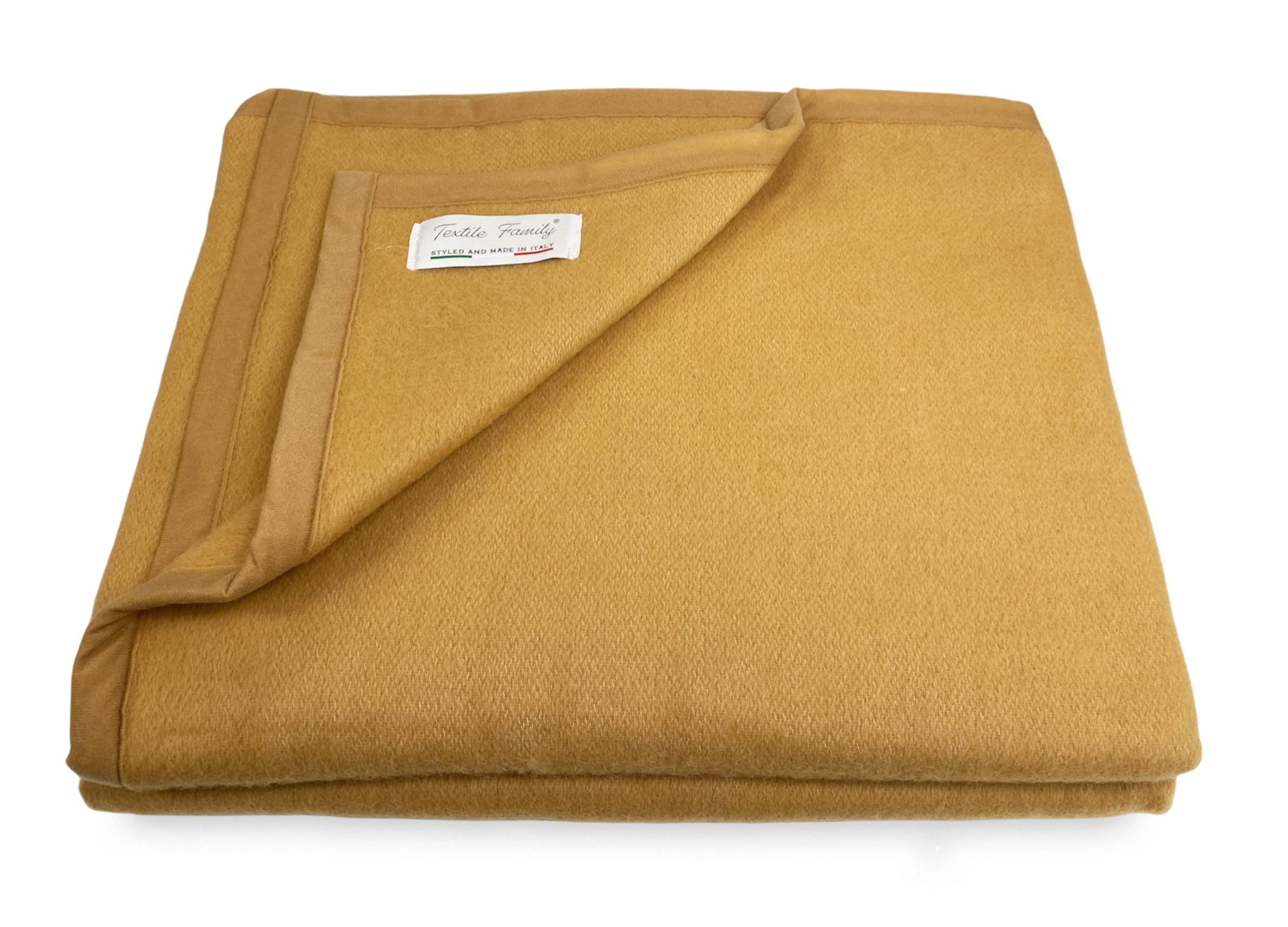 Tex family Manta ignífuga Spring antillama Peso Medio 1,0 Antifuego Clase 1 Homologada Made in Italy avellana - 1 plaza