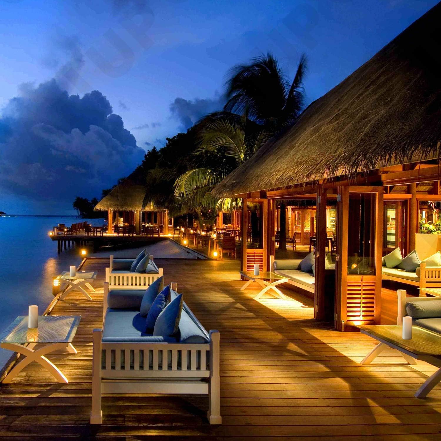 Enido Flameless Candles Led Candles Battery Operated Candles Exquisite Pack of 12 (D2.2'' x H4''5''6'') Waterproof Outdoor Indoor Candles with 10-Key Remotes and Cycling 24 Hours Timer (Plastic) : Tools & Home Improvement