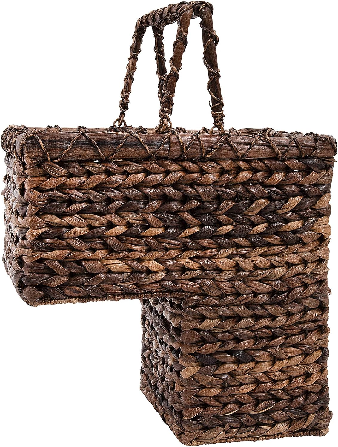 Creative Co-Op BacBac Leaf Woven Stair Basket