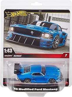 Hot Wheels Premium 1:43rd Scale Vehicle, Officially Licensed Replicas for Adult Collectors, Real Riders Tires, Metal/Metal Body & Chassis