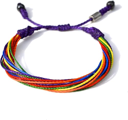 Miniatura 14 de Rumi Sumaq Pulsera de concientización para hombres, mujeres y niños – Pulsera de apoyo tejida ajustable anudada a mano – Pulsera de conciencia sutil