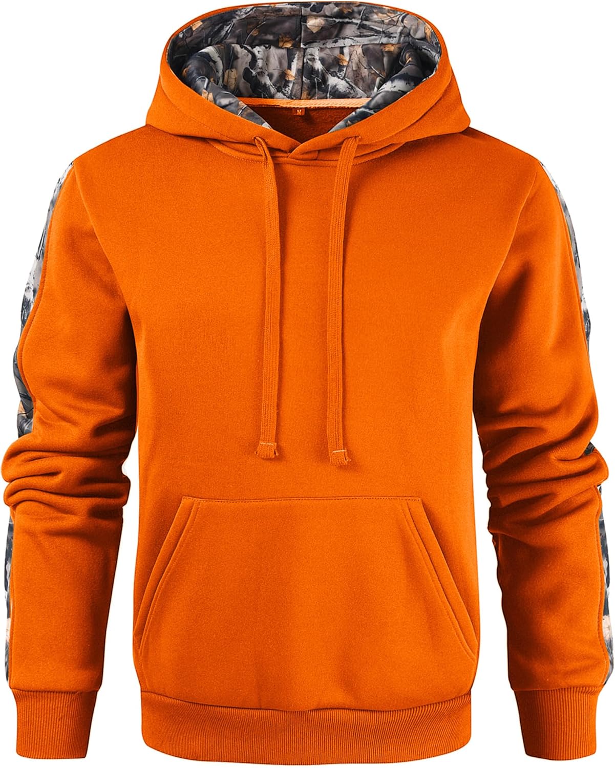 Leidowei Men's Camo Outfitter Fleece Hoodie Pullover Long Sleeve Casual Sweatshirt with Pocket - Image 3