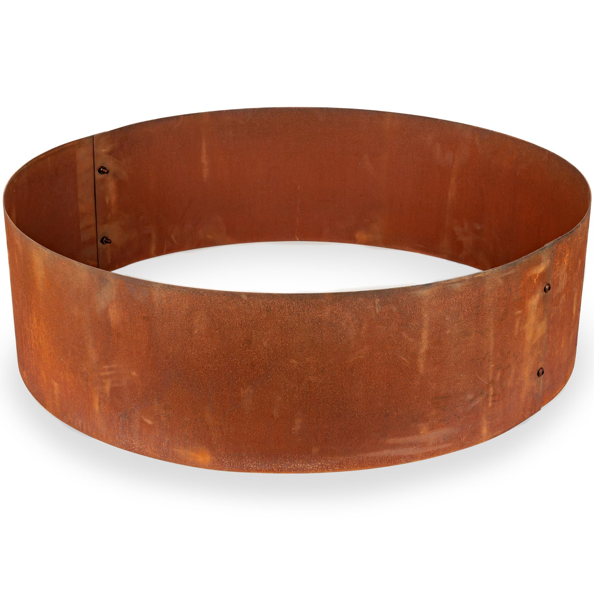 UNIGARDIA Corten Steel Tree Ring diameter 70 cm, Metal Lawn Edging 20 cm High, Easy to Install, Pre-Rusted Garden Edge Border