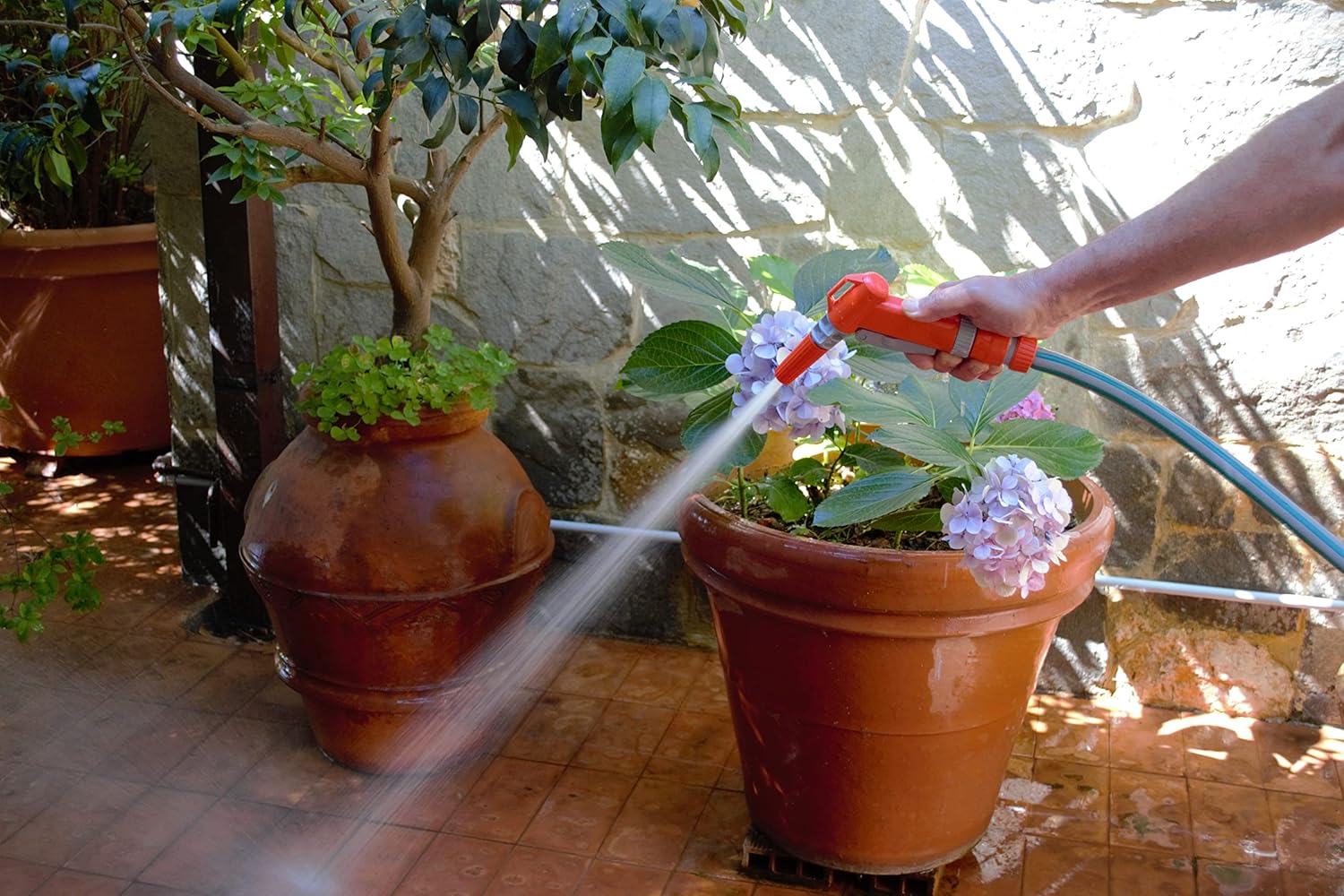 Siroflex 4600/S Garden Gun, Watering Lance, High Pressure, Water Spray, Gardening Tools, Sprayer, Cleaning, Adjustable Flow, Car Wash