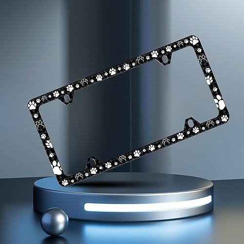 Miniatura 9 de Marco de matrícula de mapa topográfico, marcos de matrícula de topografía, personalizan acero inoxidable, diseño divertido compatible con soporte