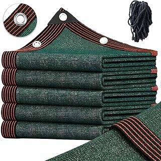 Schattierungsnetz Grün 90% Sonnenschutznetz, Wasserdurchlässig Garten Schattiernetz Mit ösen, HDPE Atmungsaktiv Sichtschutzgeweb Sonnensegel für Gewächshaus Pflanze Außen Terrasse(2x3.0m)