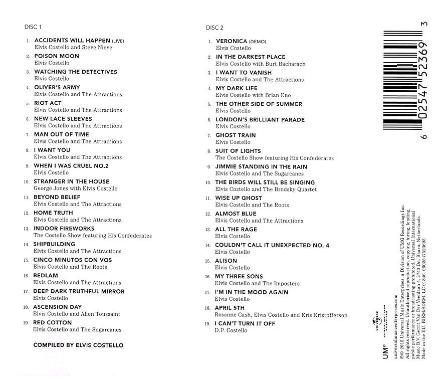 ☆新品未開封☆「MUSICA INFIEL」洋書 エルヴィスコステロ Unfaithful Music & Disappearing Ink: Costello, Elvis
