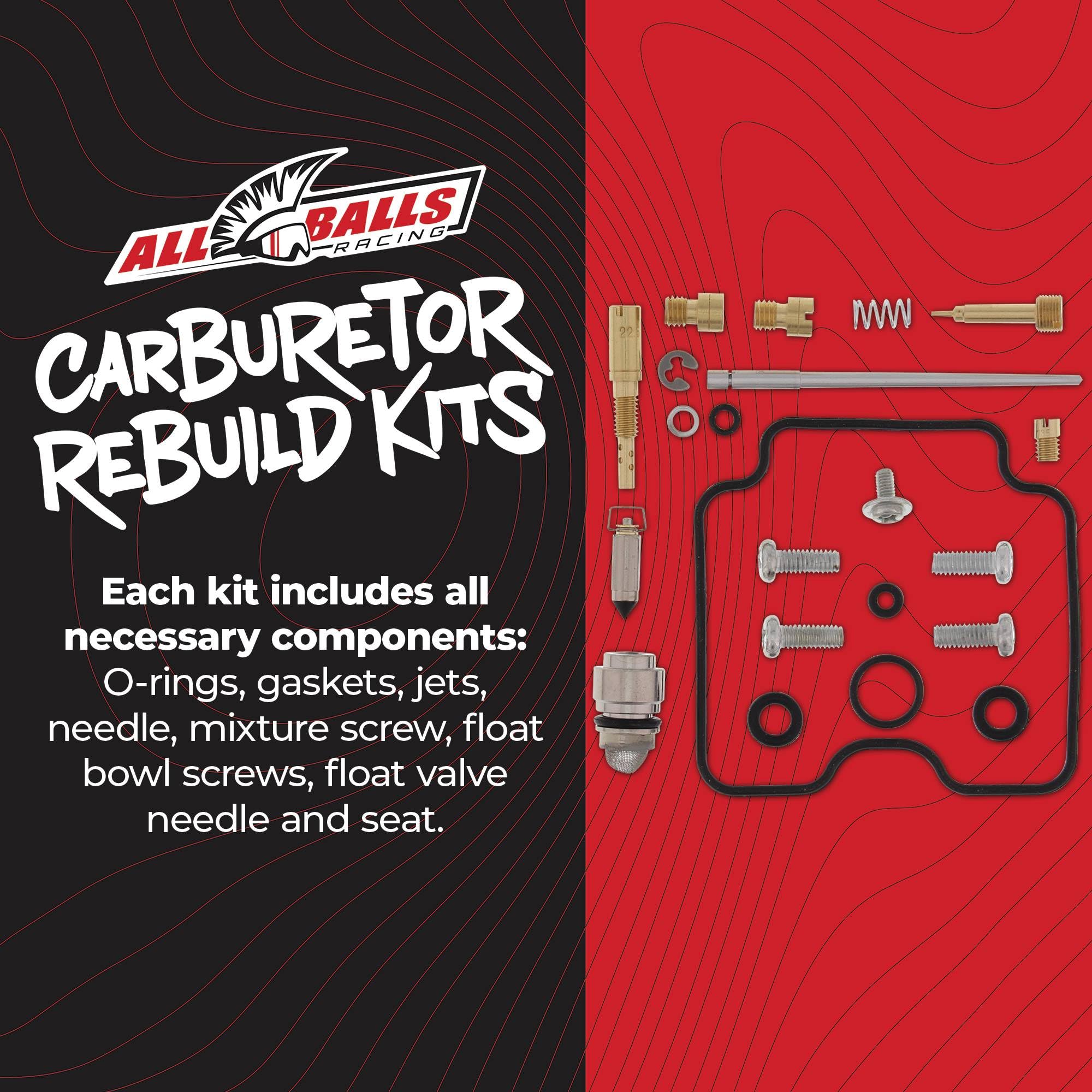 Amazon.com: All Balls Racing 26-1107 Carburetor Rebuild Kit