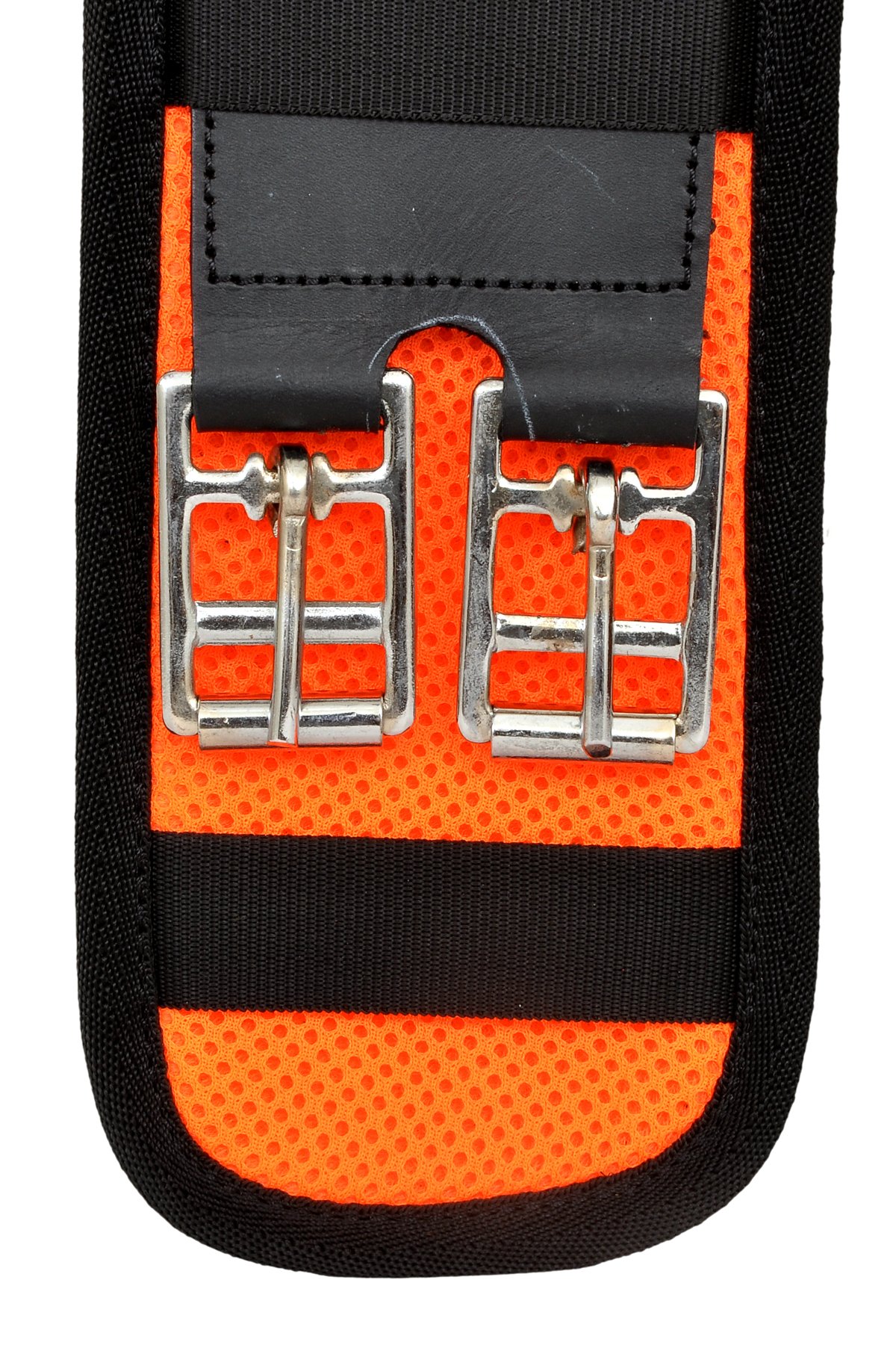 Selle de cheval anglaise Freemax synthétique Orange sans arbre