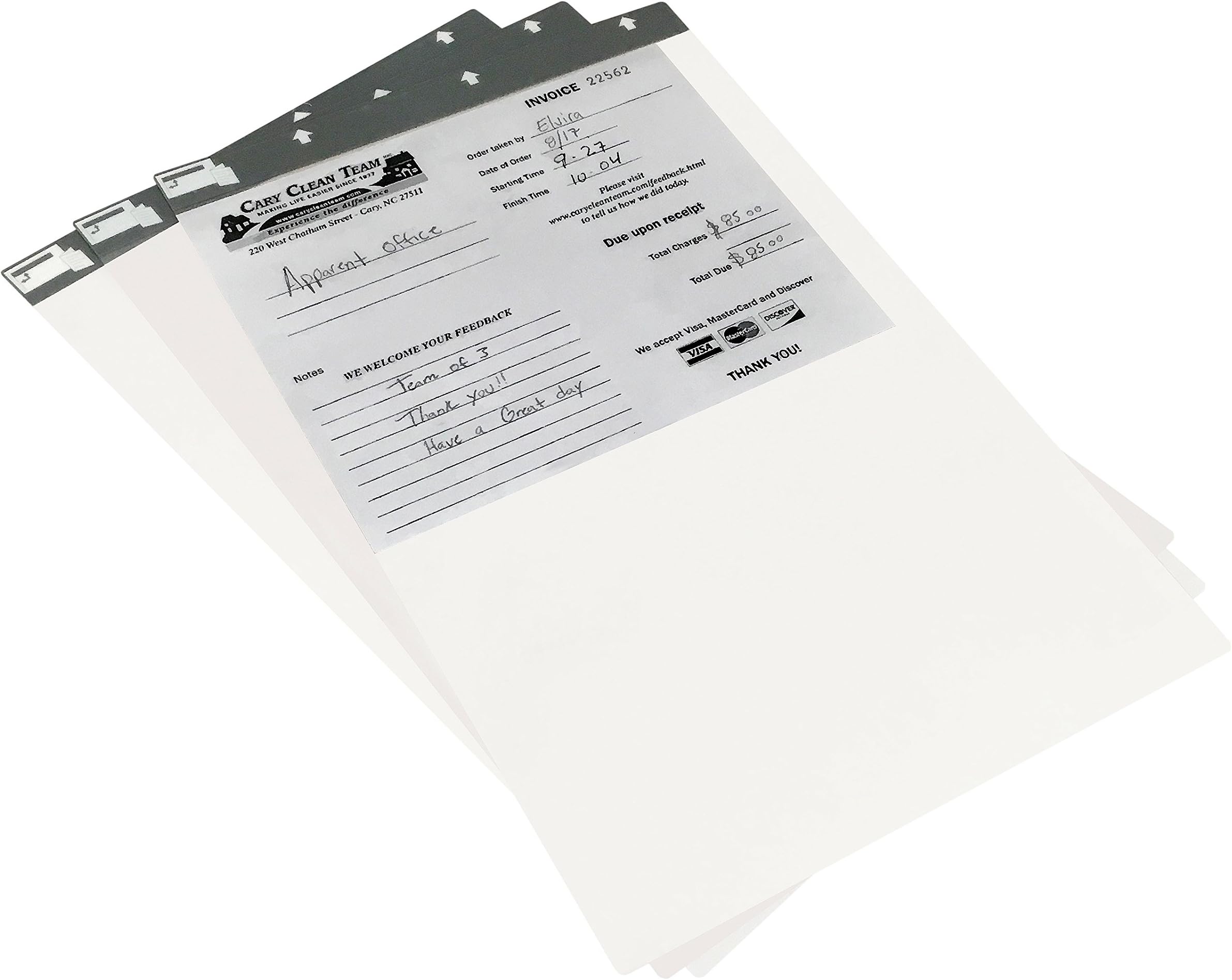 Plustek A4 / Letter Size Document Carrier Sheets (Pack of 5