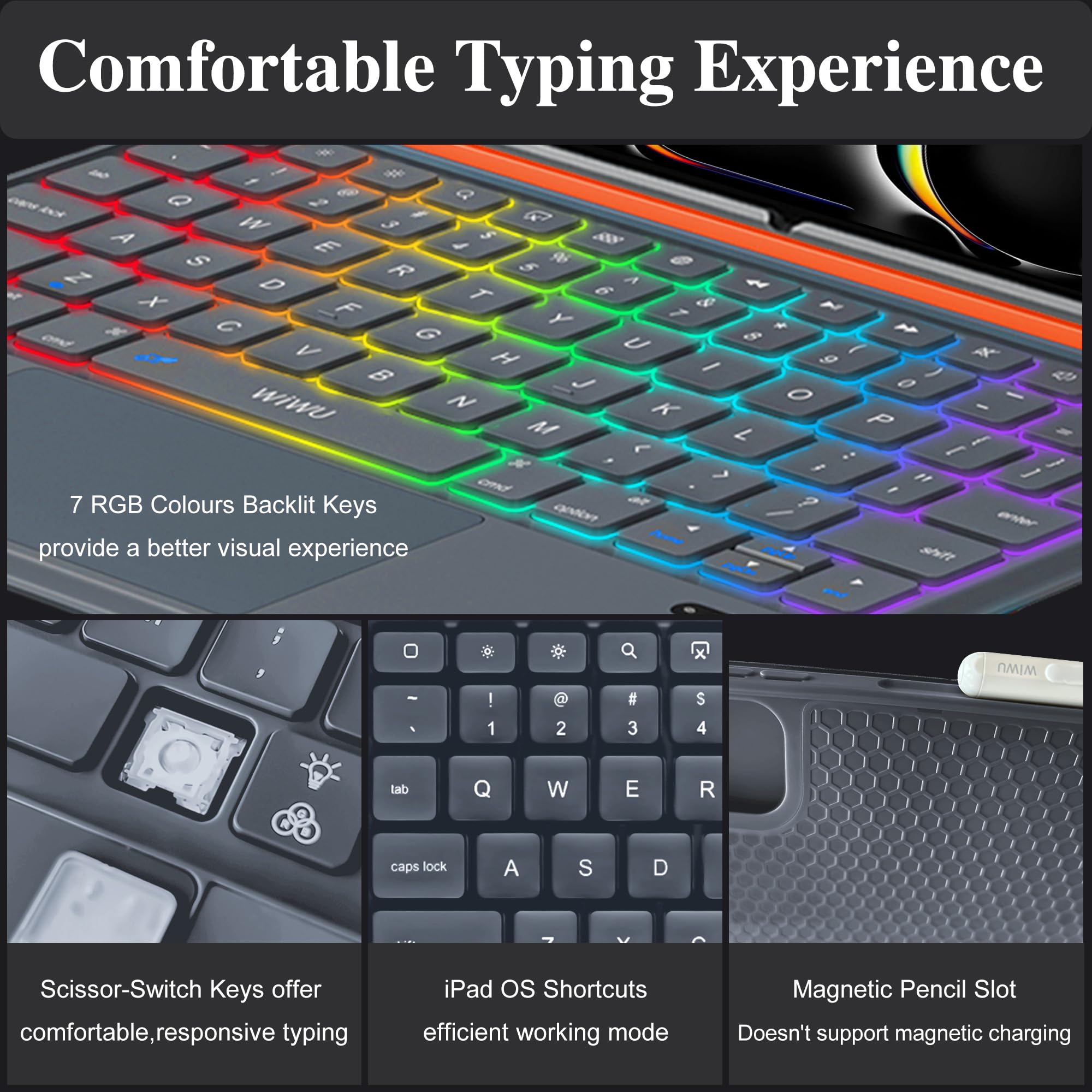 Amazon.com: WIWU iPad Pro 11 inch Keyboard Case M4/M5 2024/2025