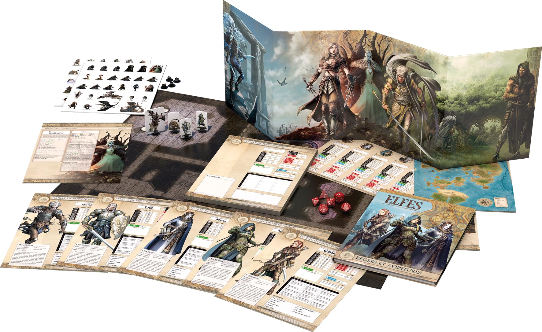 Asmodee - Black Book Editions - Elfes : Le Jeu de Rôle