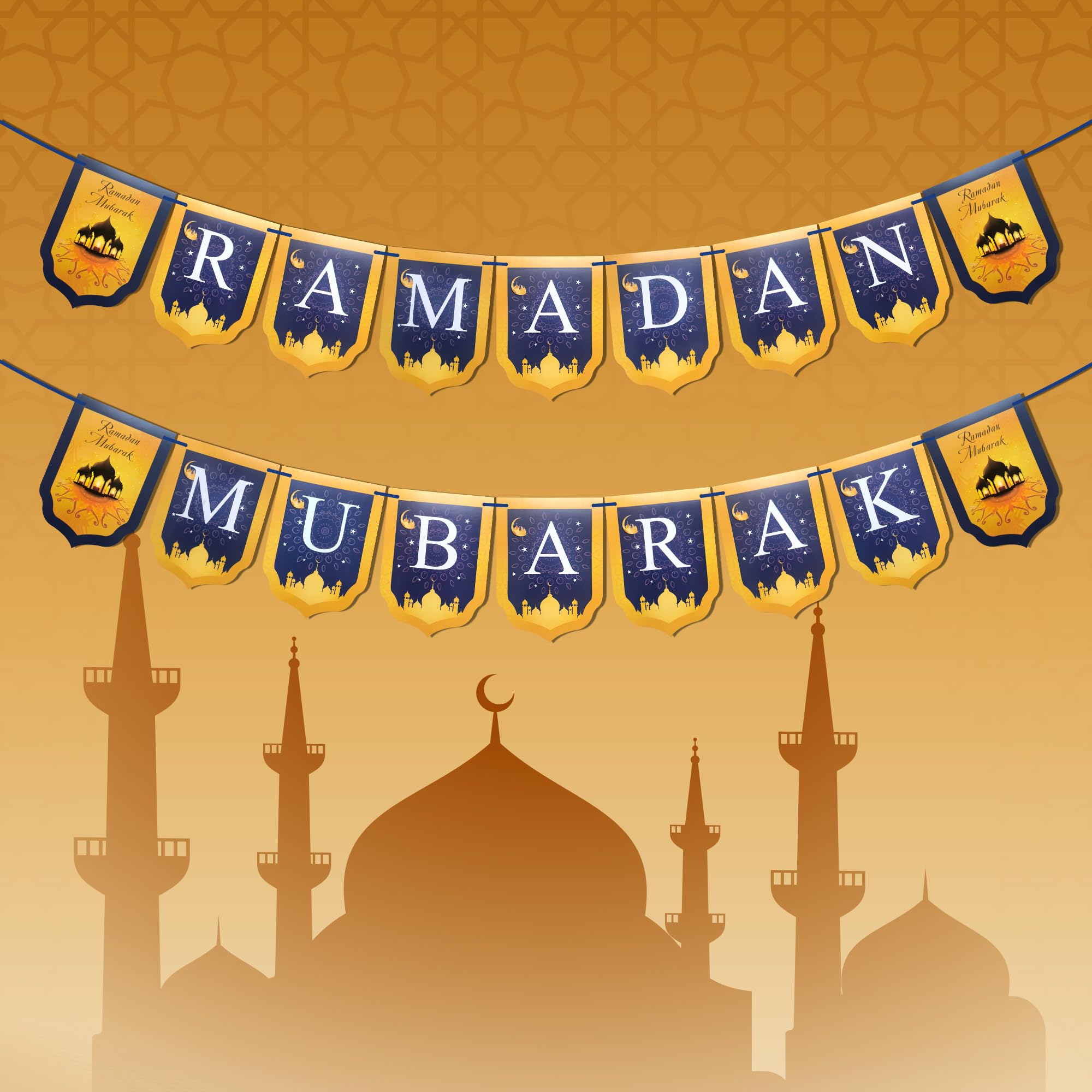 Ramadan Banner Glitter Eid Mubarak Banner | Ramadan Islamic Photo Prop Muslim Islam Celebration Eid Party Happy Eid Banner Decorations Eid Mubarak Party Decorations Supplies(Blue And Gold Eid Mubarak Balloons Ramadan Banner Glitter Eid Mubarak Banner | Ramadan Islamic Photo Prop Muslim Islam Celebration Eid Party Happy Eid Banner Decorations Eid Mubarak Party Decorations Supplies(Blue And Gold Eid Mubarak Balloons