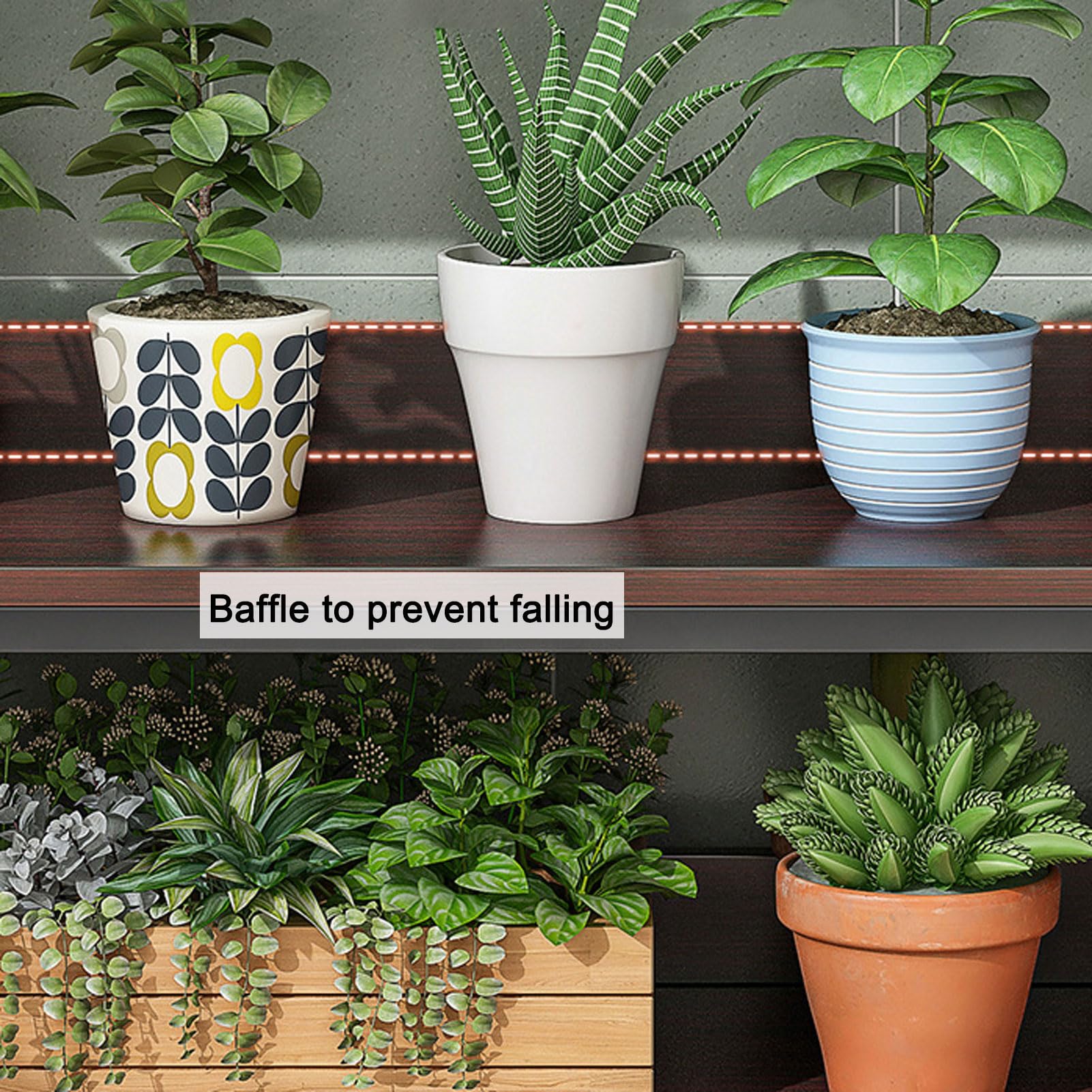 Porte Pots De Plante Fleurs De 3 Niveaux Étagère À Plantes Étagère Plantes En Bambou 4 Couleurs