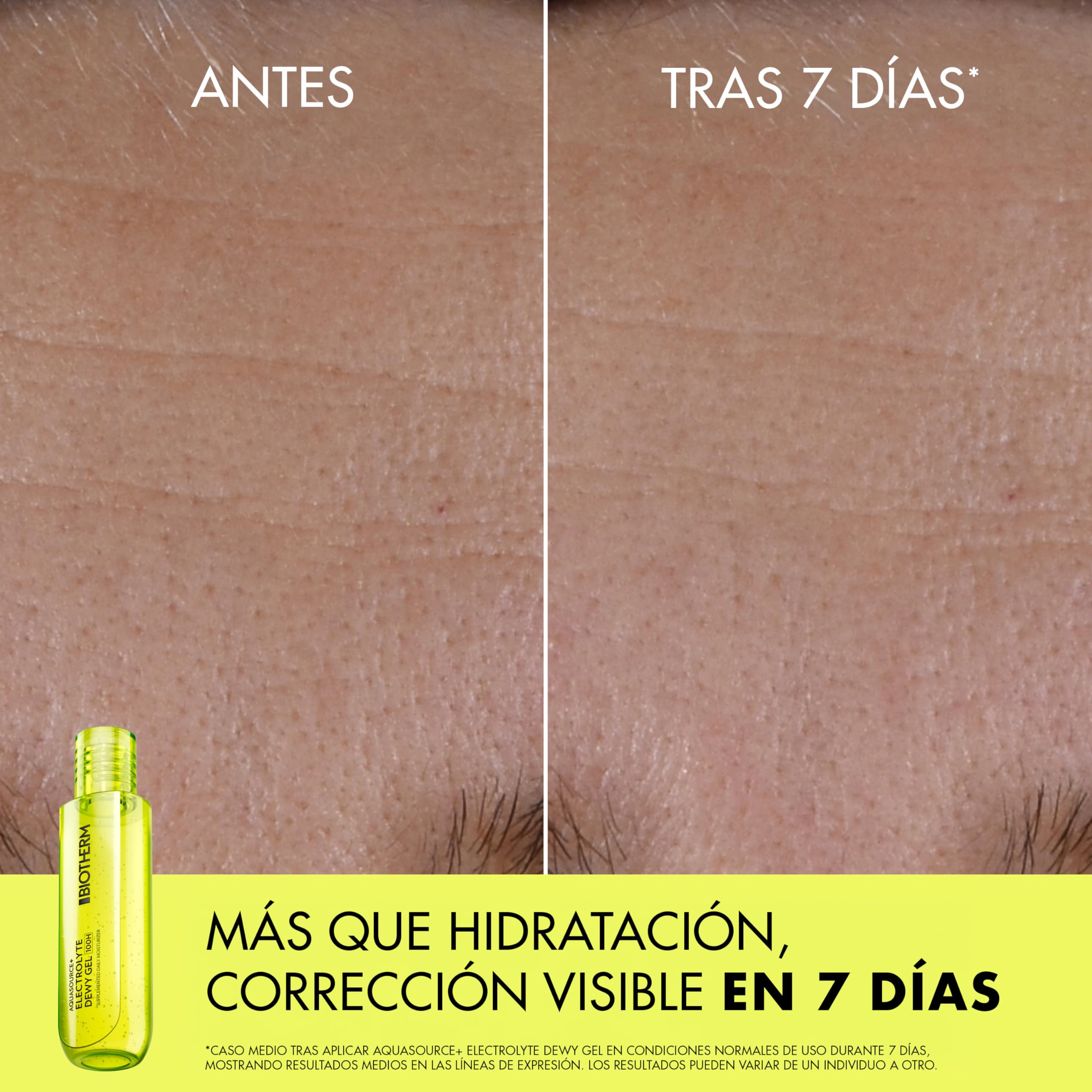 Biotherm, Aquasource+ Electrolyte Dewy Gel 100H, gel hidratante con mix de electrolitos y Hyalu B3, Fórmula sin alcohol para una hidratación intensa, Piel radiante y más rellena, 30 ml
