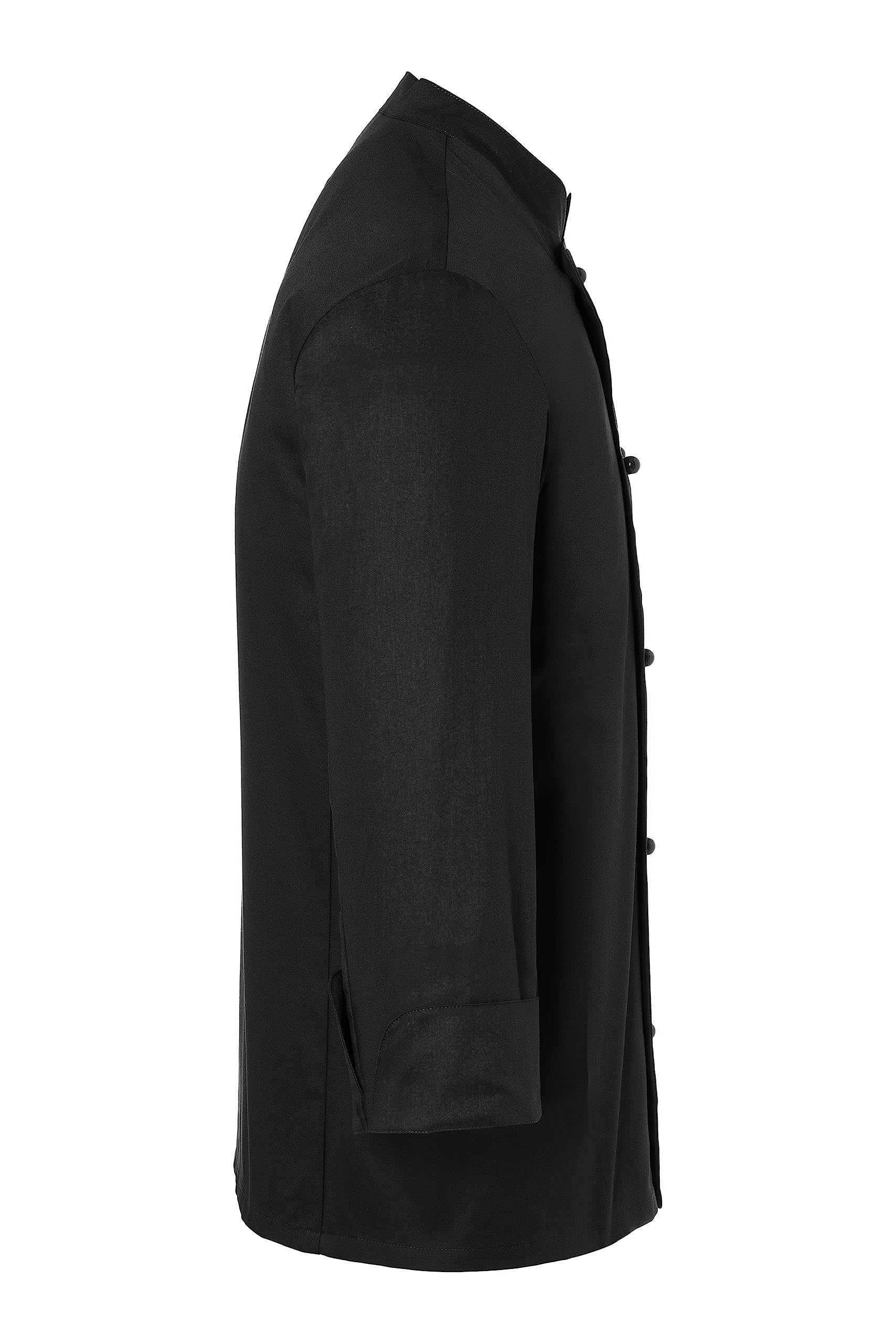 Karlowsky Herren Kochjacke Thomas Stehkragen Langarm 100% Baumwolle