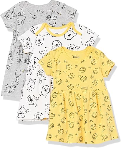 Tienda Essentials Disney Marvel Star Wars Vestidos de princesa para bebés, niños pequeños y niñas, paquete de 3