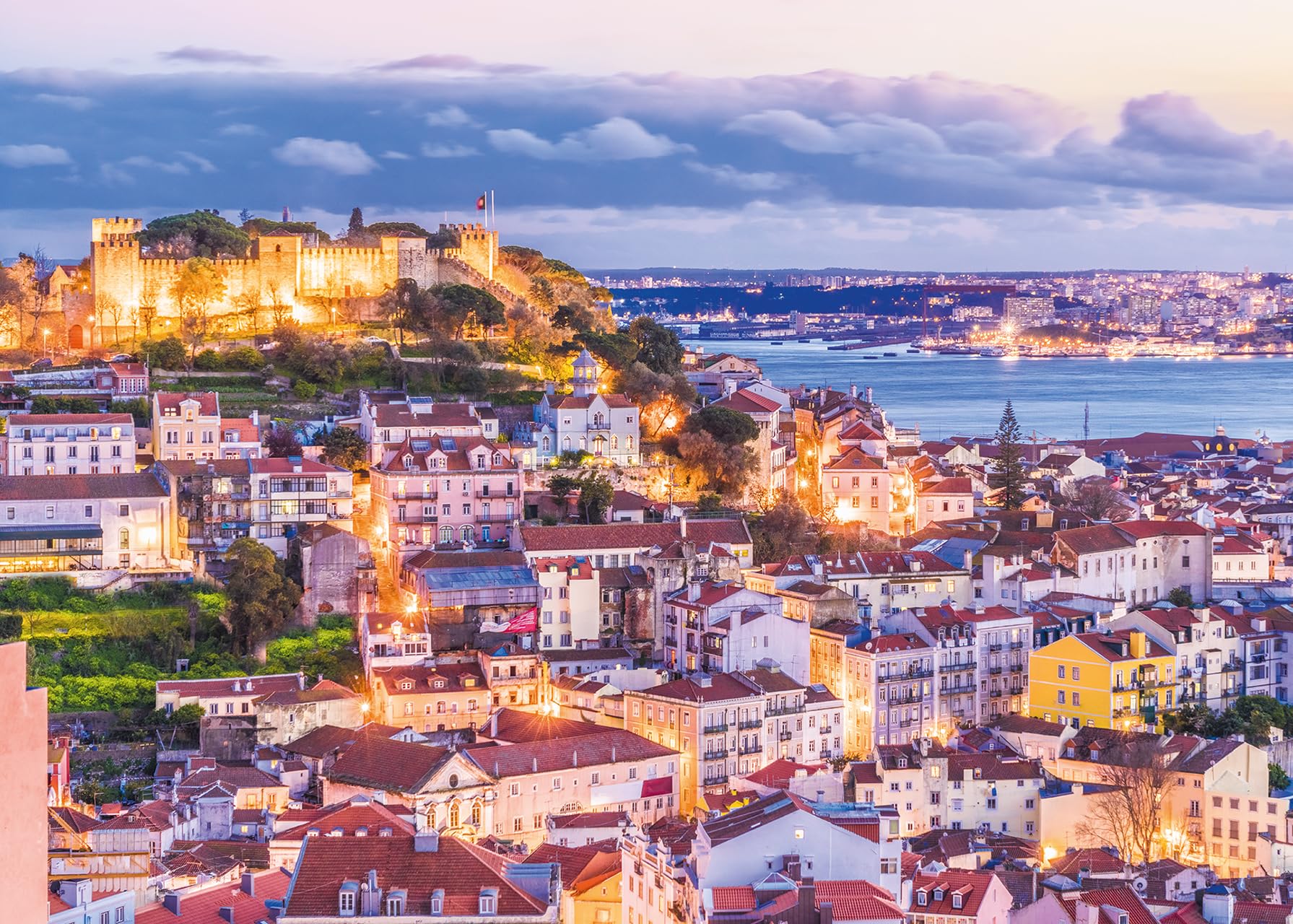 Ravensburger Lisbon Sao Jorge Castle 1000 Piece Jigsaw Puzzle