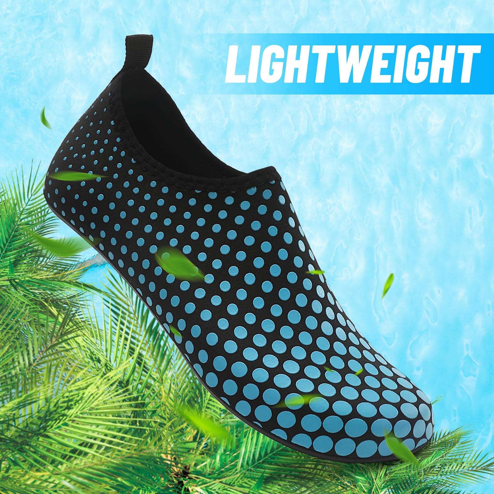 Uomo Donna Scarpe da Scoglio Water Shoes Scarpette per Scogli Scarpe Mare Antiscivolo Scarpe Spiaggia Traspirante Scarpe Acquatiche per Sport Acquatici Parco Acquatico.Gr.34-47 EU