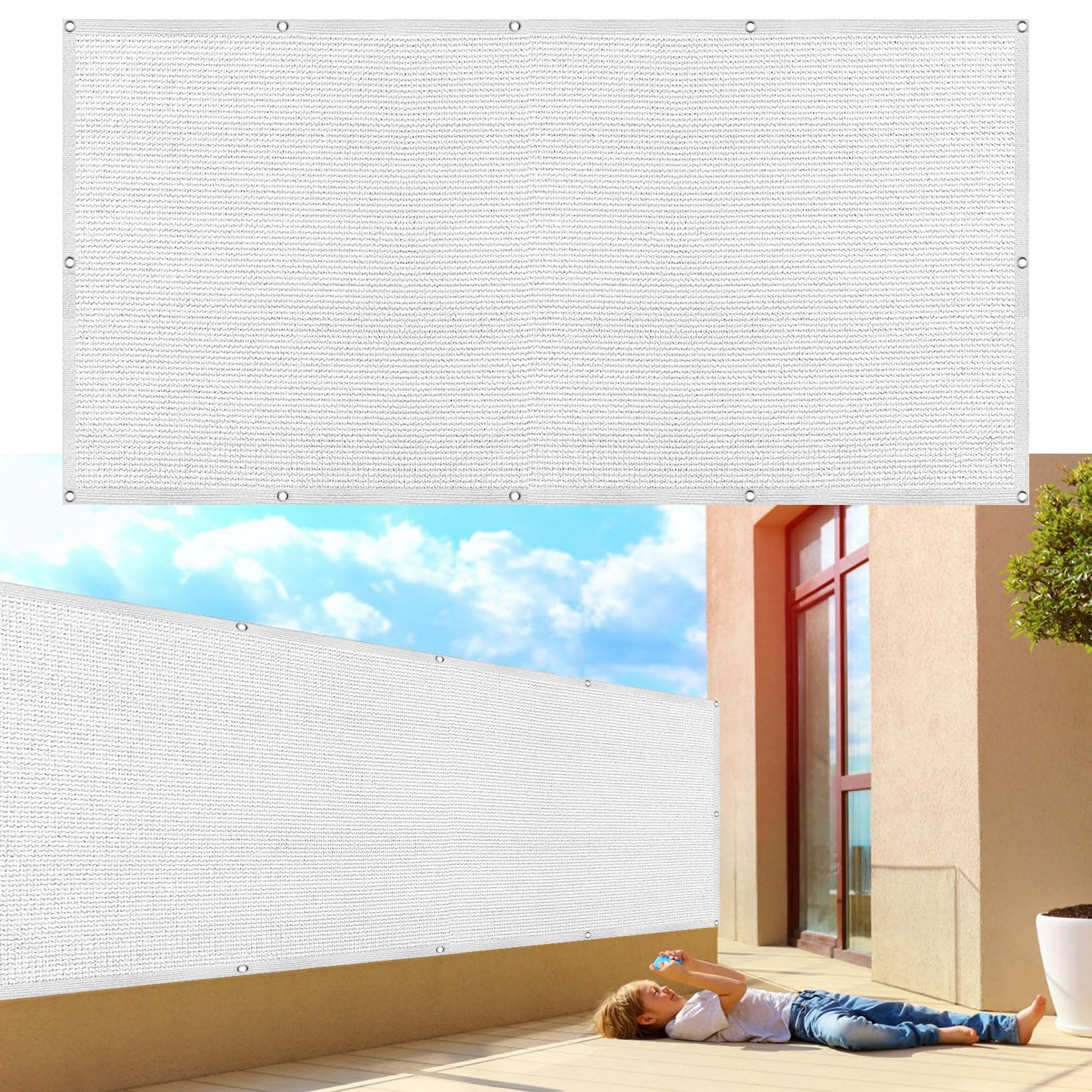 Brise vue balcon contre le vent et le vis-à-vis pour terrasse et jardin