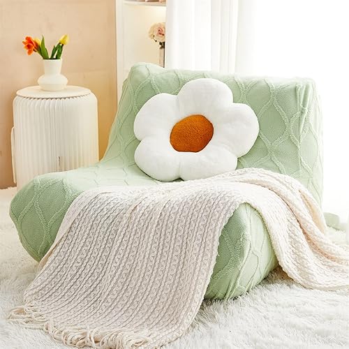 Miniatura 4 de cjc Fundas de sofá de suelo sin brazos, funda protectora para silla junto a la chimenea, fundas elásticas para sillas de puf para adultos, fundas