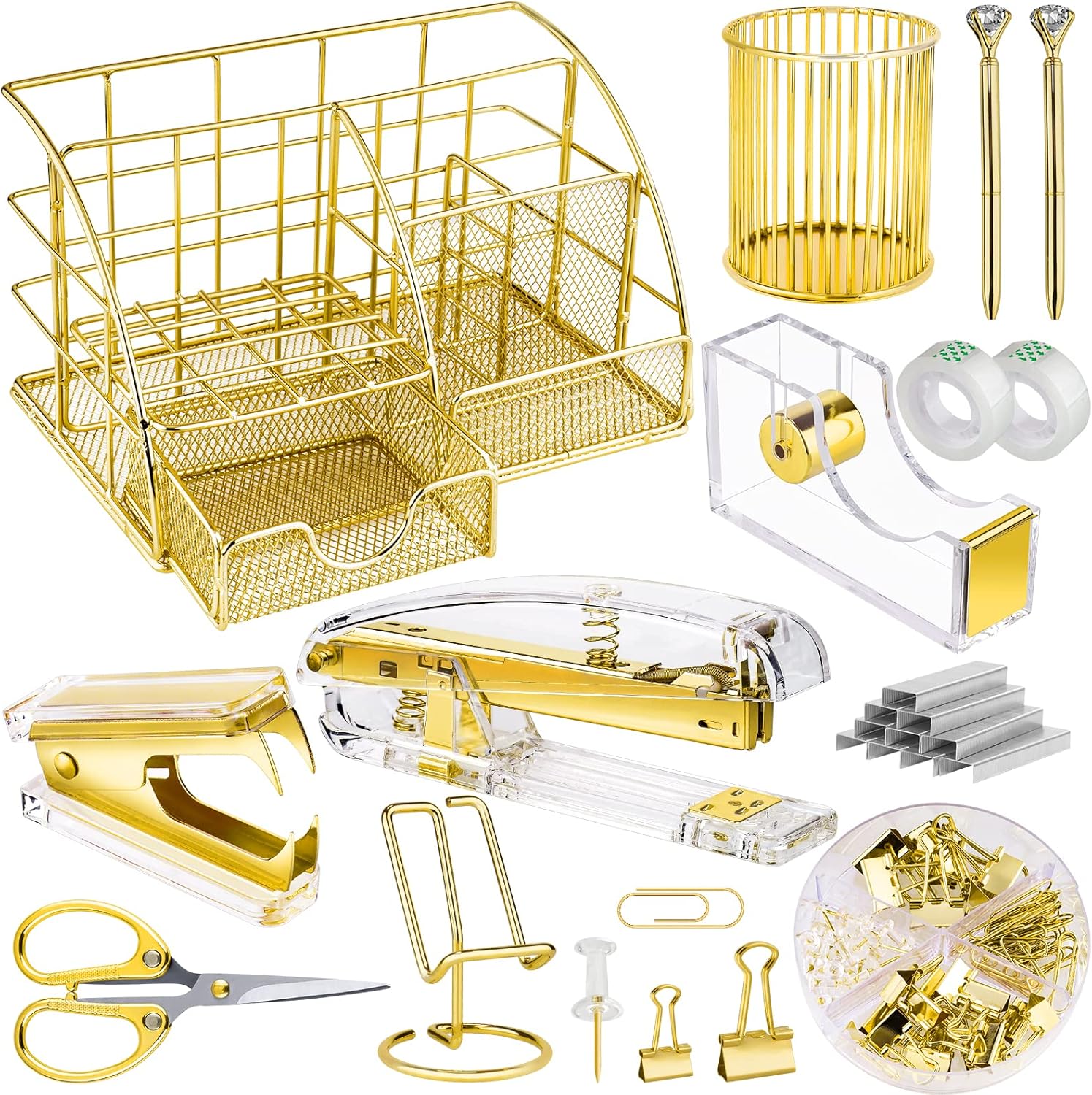 NiOffice Office Desktop Accessory Kit Workspace Organizers