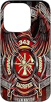 Vista 17 de USA Flag Firefighter Case American Fireman US Fire Fighter Case for iPhone 17