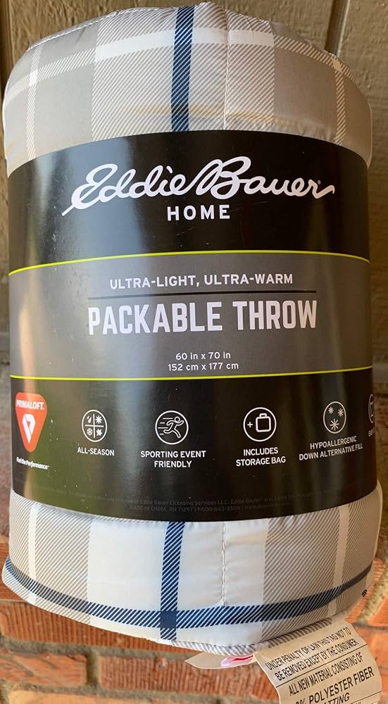Eddie bauer home packable throw Clearance