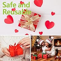 Vista 5 de Bobobag 100 hojas de papel de seda rojo a granel de 20"X14" para bolsas de regalo, papel de envolver, Navidad, bodas, cumpleaños, despedidas