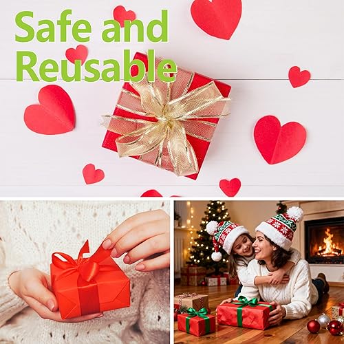 Miniatura 5 de Bobobag 100 hojas de papel de seda rojo a granel de 20"X14" para bolsas de regalo, papel de envolver, Navidad, bodas, cumpleaños, despedidas de