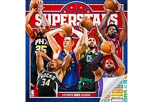 NBA Superstars Calendar 2025: Conquer the Court with Basketball's Elite