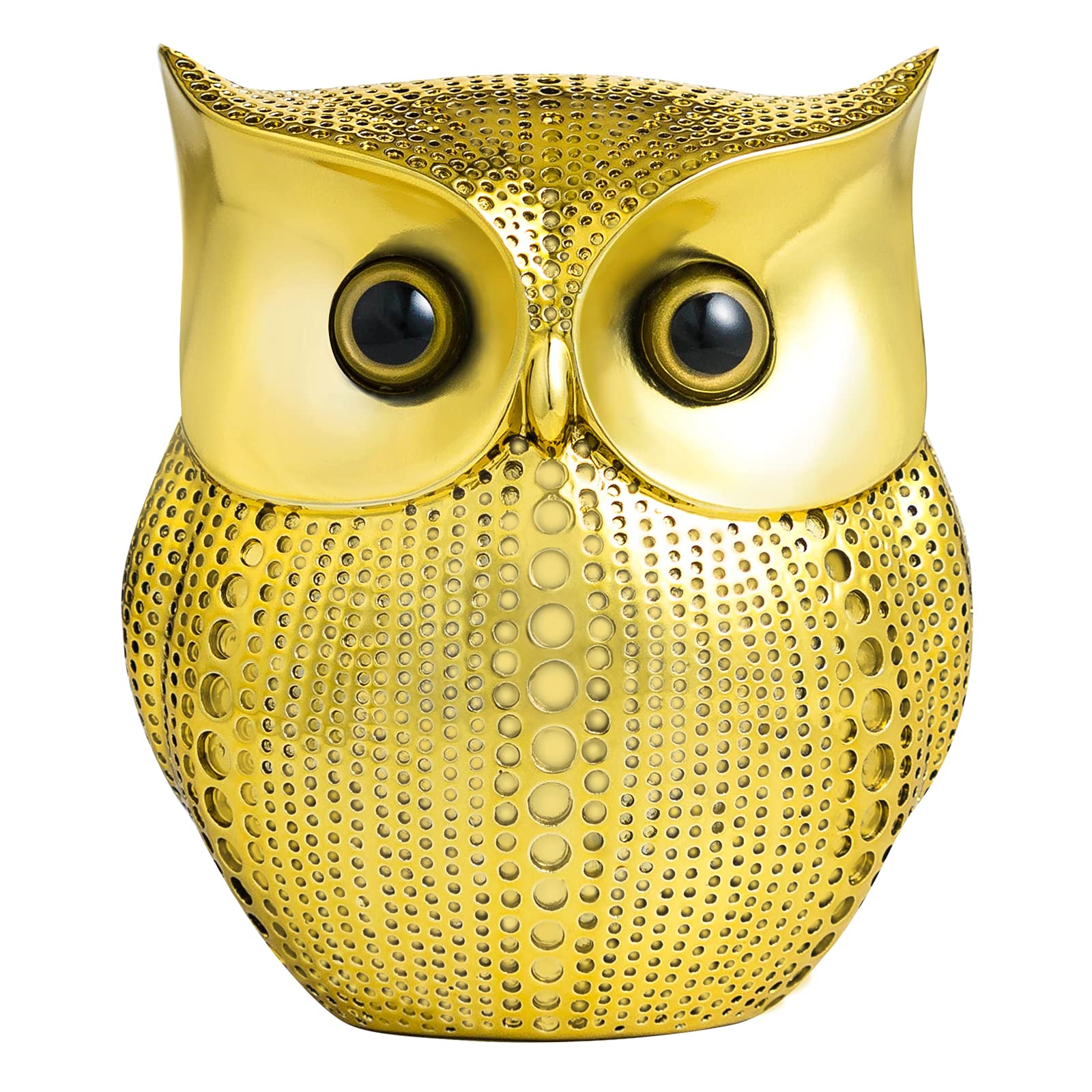 Buy APPS2Car 3D Gold Owl Statue Home Decors, Modern Golden Style