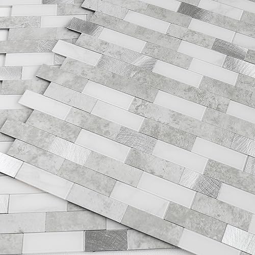 BeNice Pelar y pegar en muro para calcomanĂas de cocina, azulejos de mosaico de despegar y pegar, azulejos de baño, azulejos de mármol para despegar BeNice Pelar y pegar en muro para calcomanĂas de cocina, azulejos de mosaico de despegar y pegar, azulejos de baño, azulejos de mármol para despegar