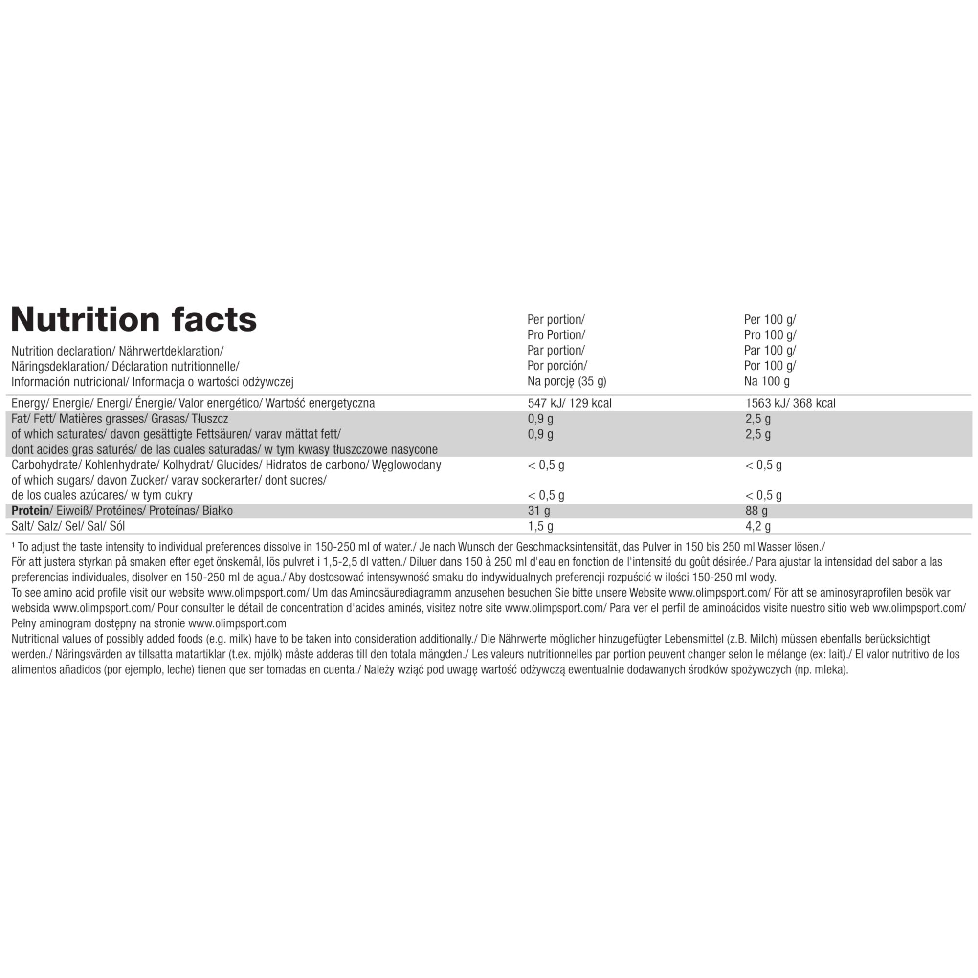 OLIMP Gold Beef Pro-Tein Cookies und Cream, 1er Pack (1 x 700 g)