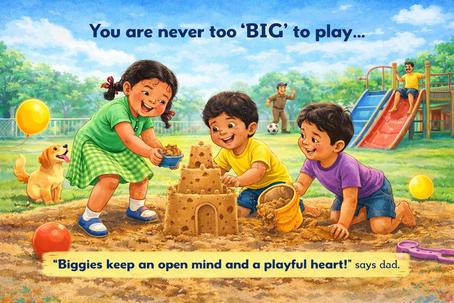 Biggies Don’t Play | Children’s Book for Age 3+ | Children’s Picture Book About Growing Up, Imagination & Outdoor Play | Bedtime Story for Ages 3+ 1