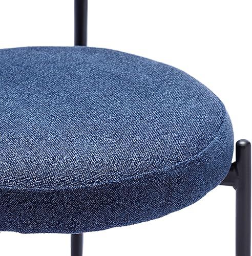 Miniatura 5 de DUHOME Taburetes de bar de altura de mostrador para isla de cocina,Taburetes de bar con respaldo,Juego de 2 sillas de comedor con patas mentales