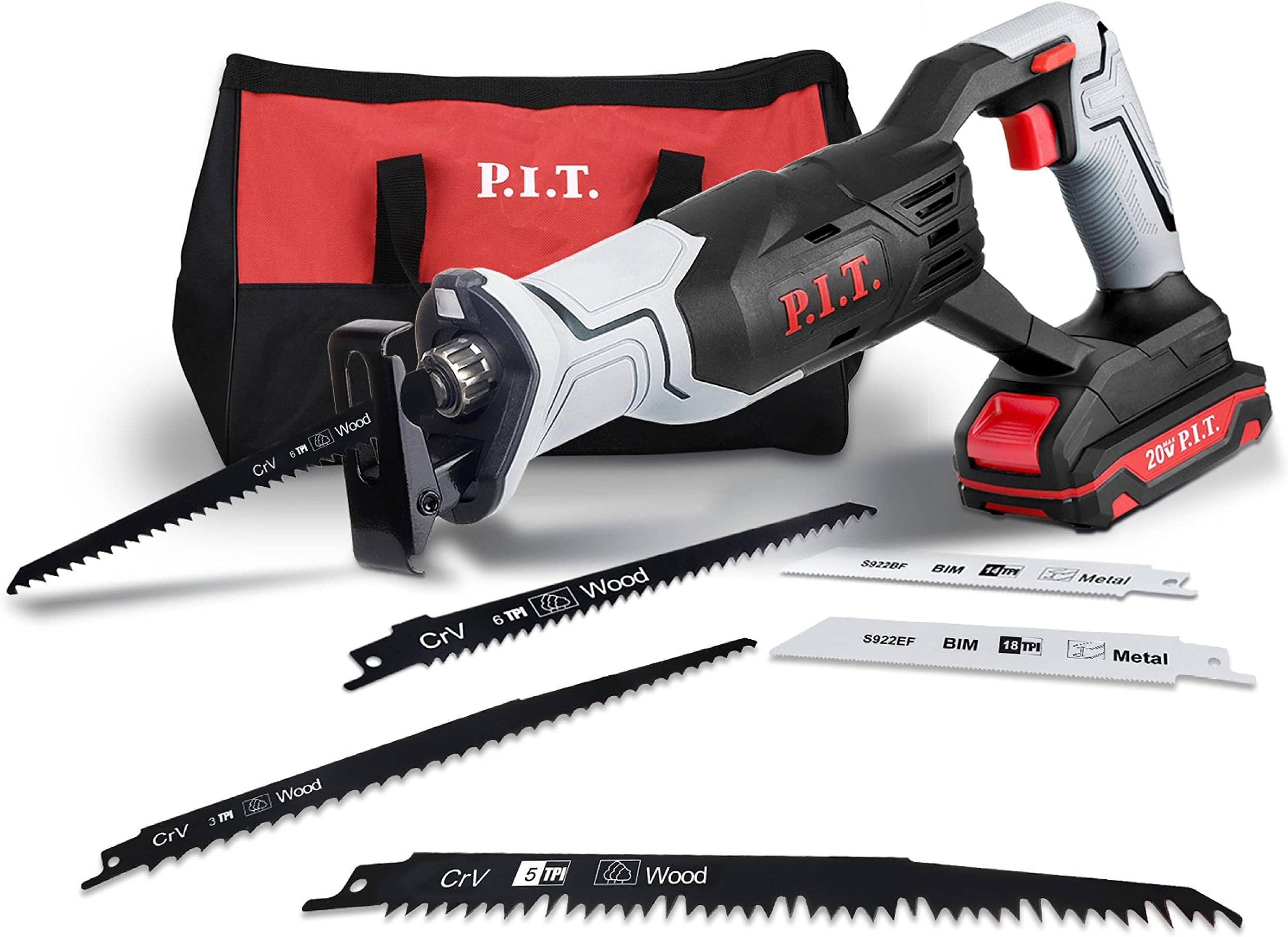 PORTERCABLE 20V MAX* Reciprocating Saw, Tool Only (PCC670B) Power Reciprocating Saws