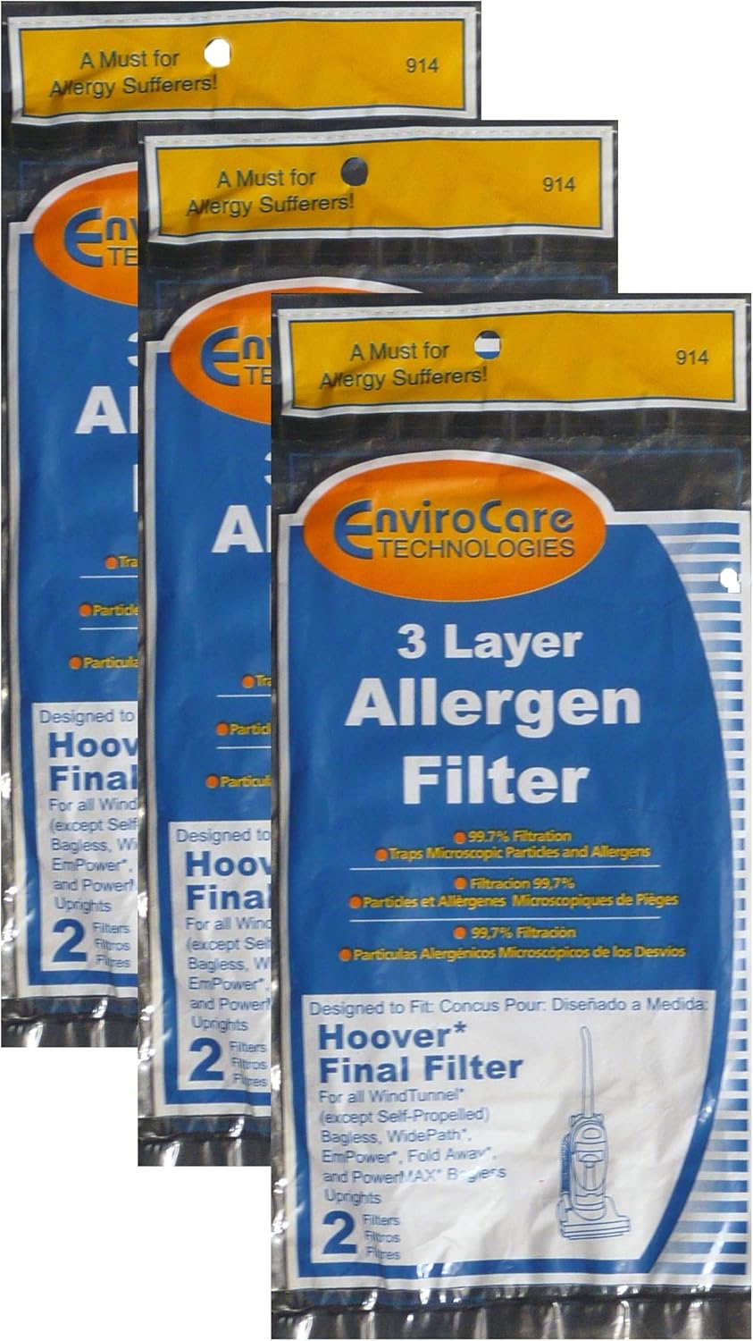 (6) Hoover WindTunnel Non Self Propelled 3 Layer Final