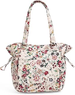 Bolsa feminina Glenna de algodão, Estampa caxemira da pradaria - algodão reciclado