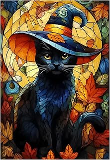 300 Piece Puzzle for Adults Halloween Black Cat Jigsaw Puzzles